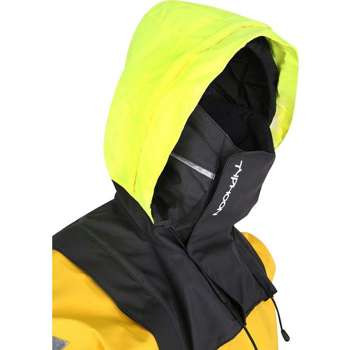 2021 Typhoon PS440 Hinge-Entry Drysuit 100182 - Yellow / Grey